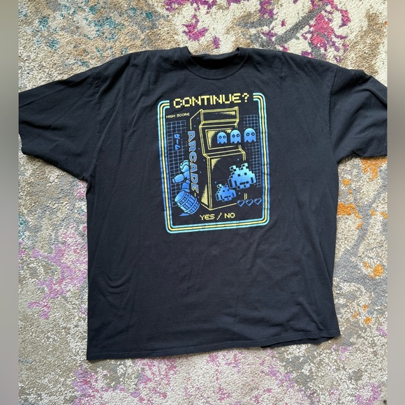 Men’s Black Gaming tshirt Once Upon a Tee 4XLT - Picture 1 of 2